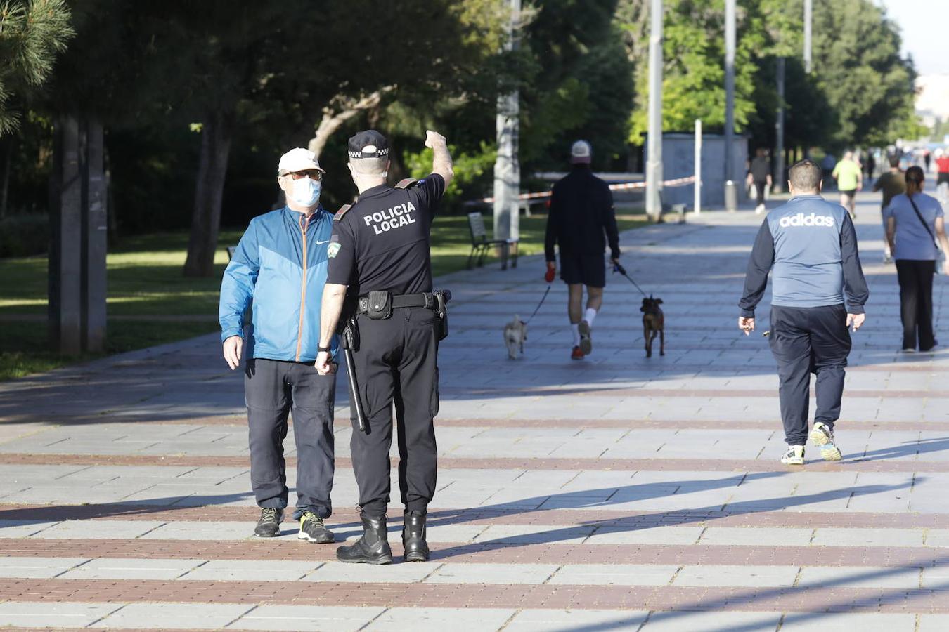 La primera salida de Córdoba para hacer deporte, en imágenes