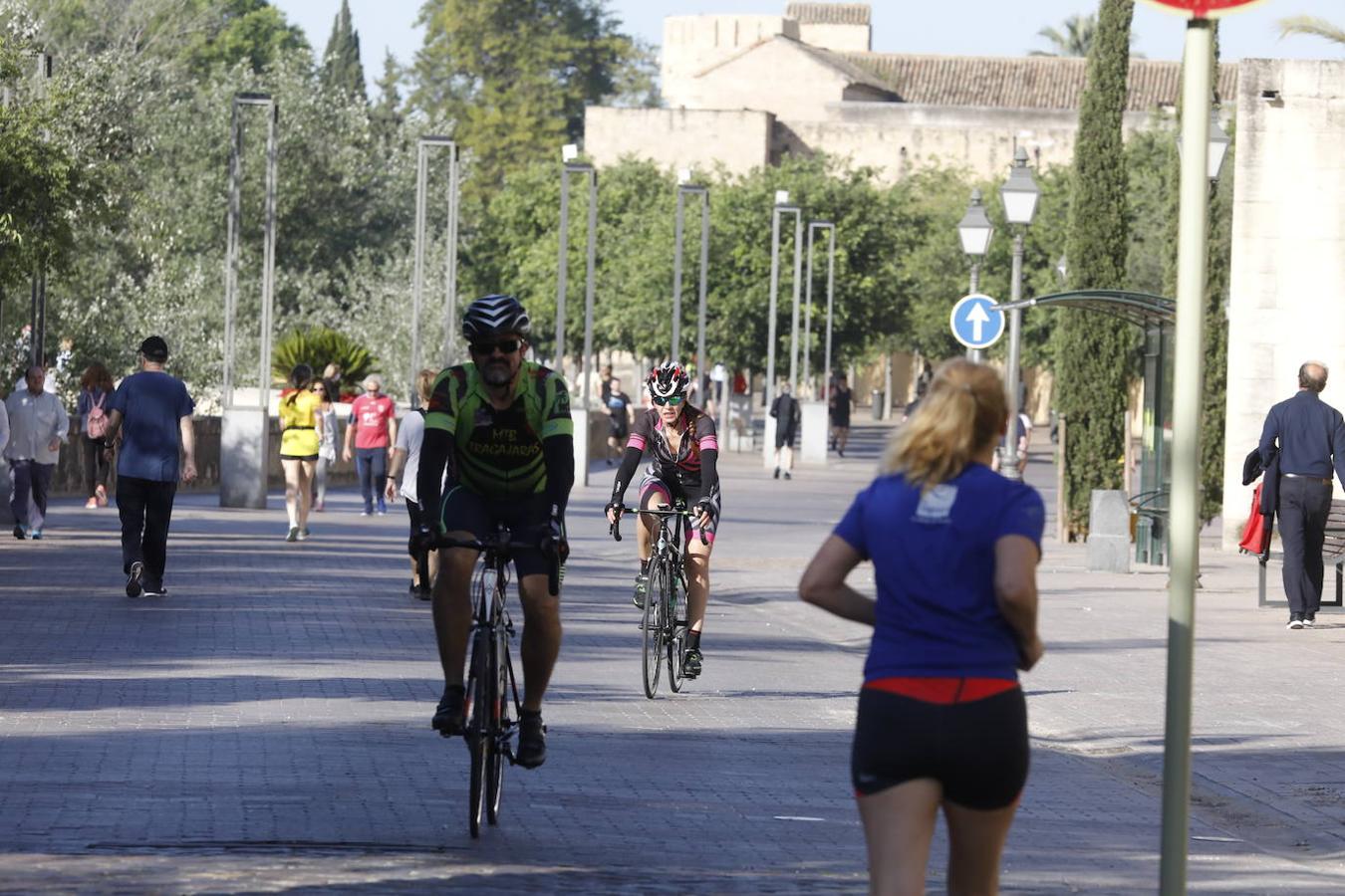 La primera salida de Córdoba para hacer deporte, en imágenes