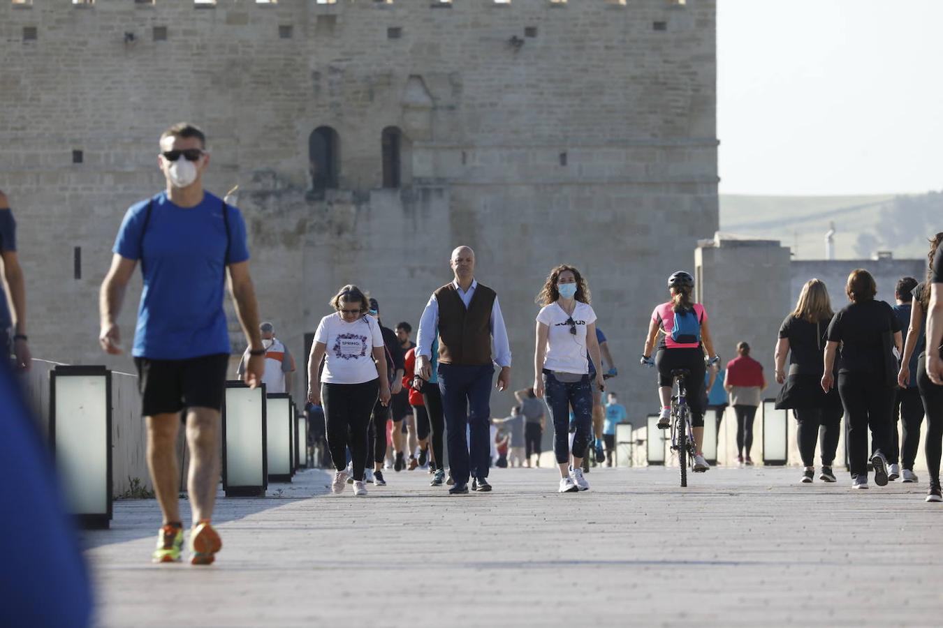 La primera salida de Córdoba para hacer deporte, en imágenes