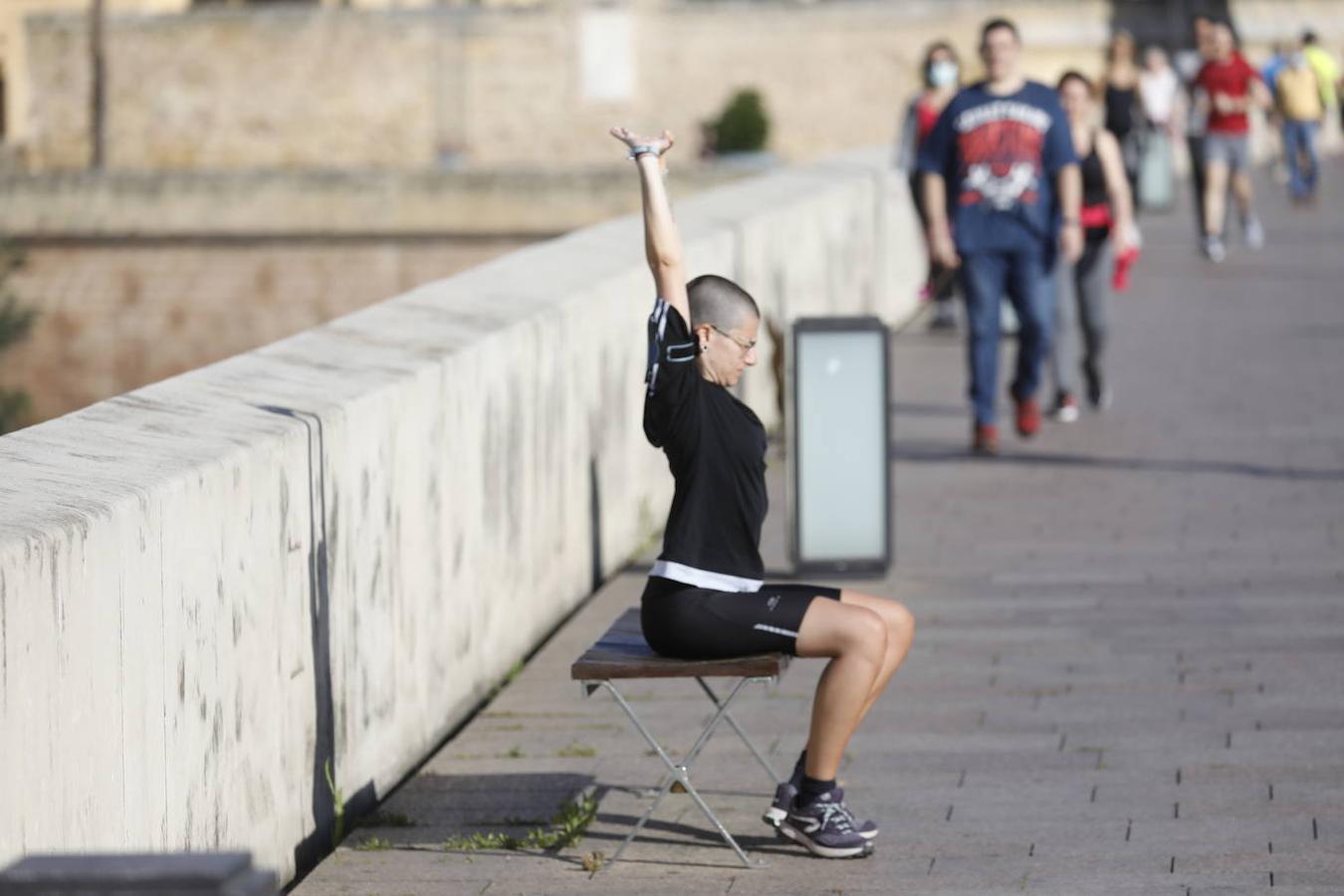 La primera salida de Córdoba para hacer deporte, en imágenes