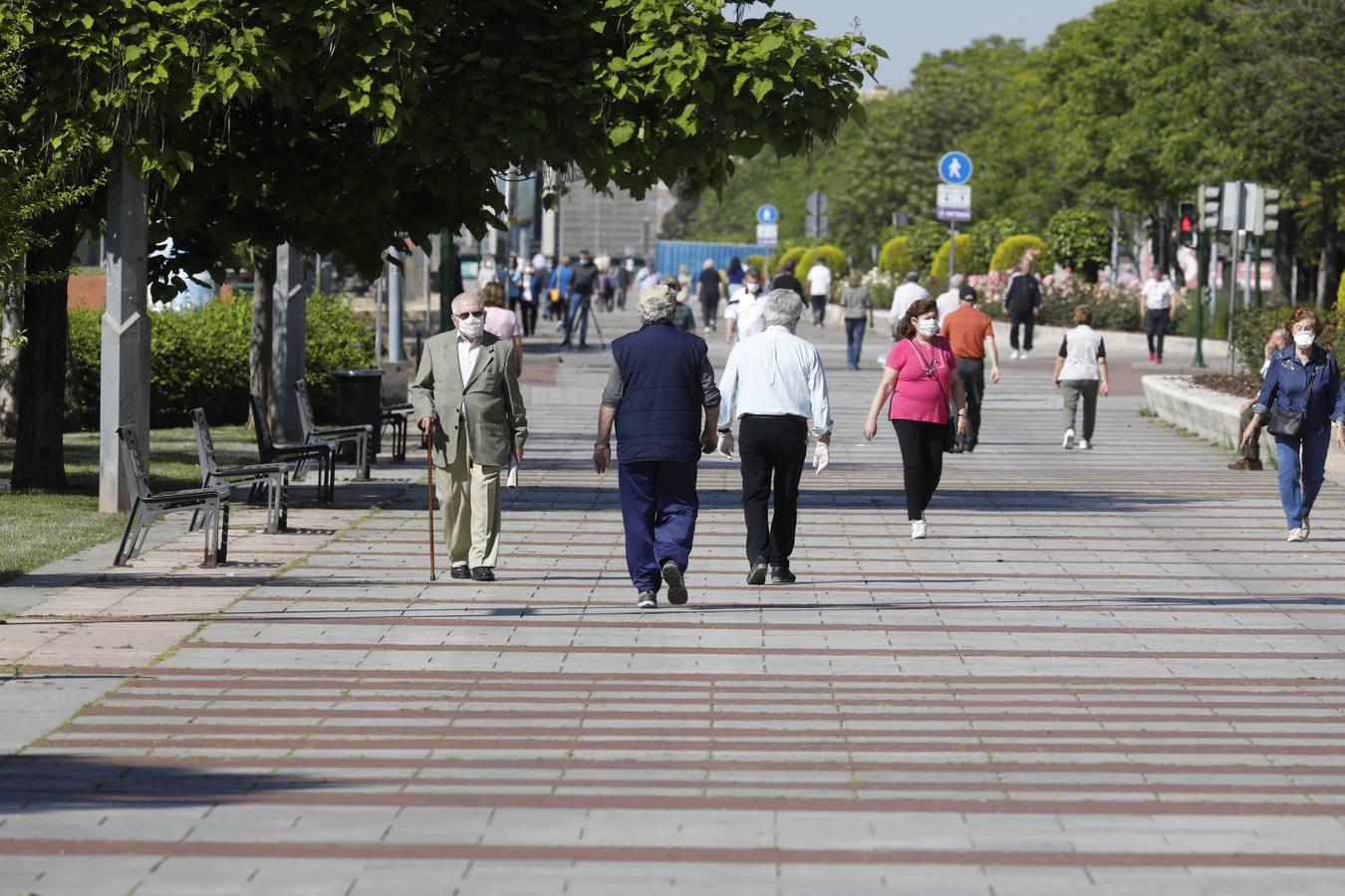 La primera salida de los mayores en Córdoba, en imágenes