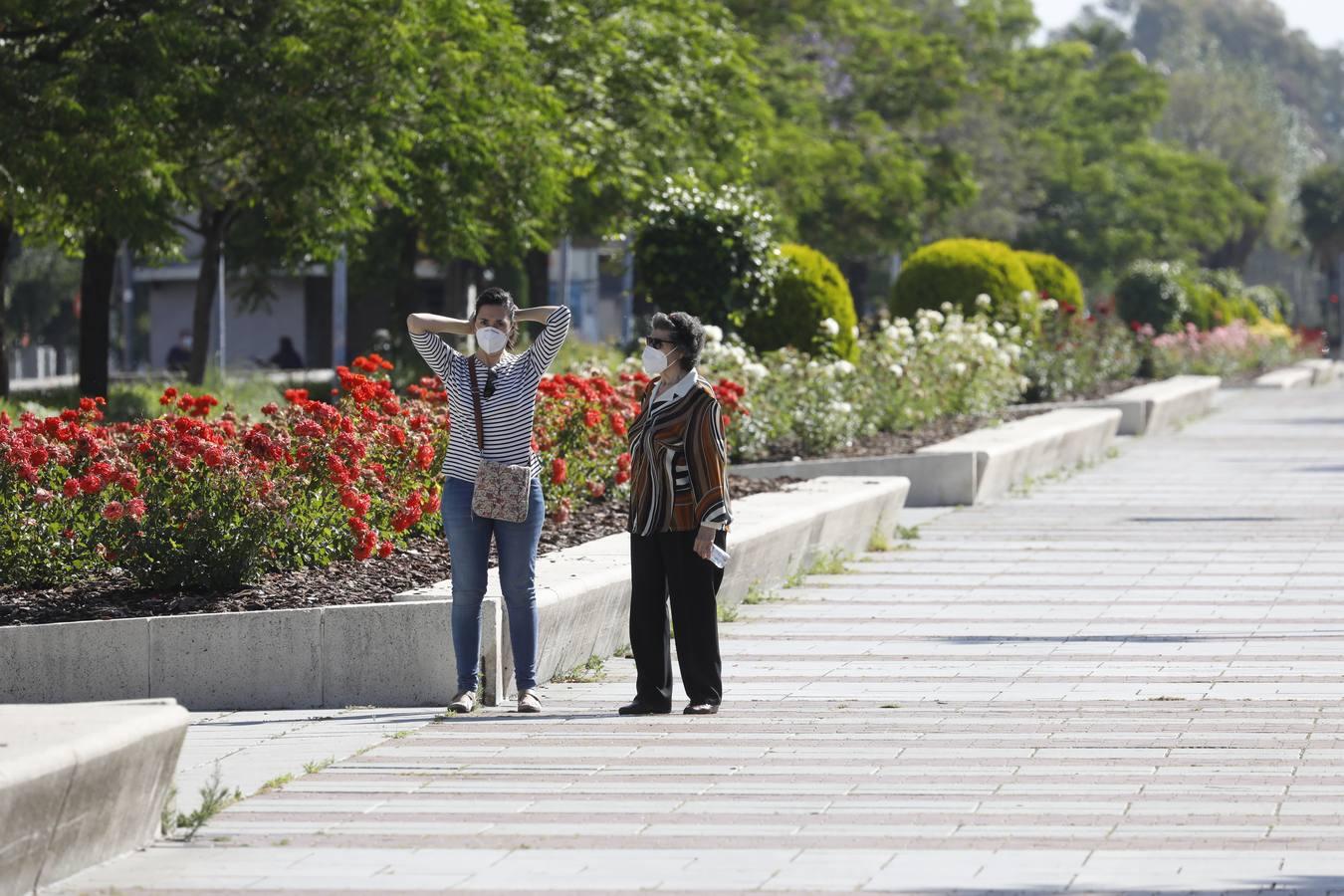 La primera salida de los mayores en Córdoba, en imágenes