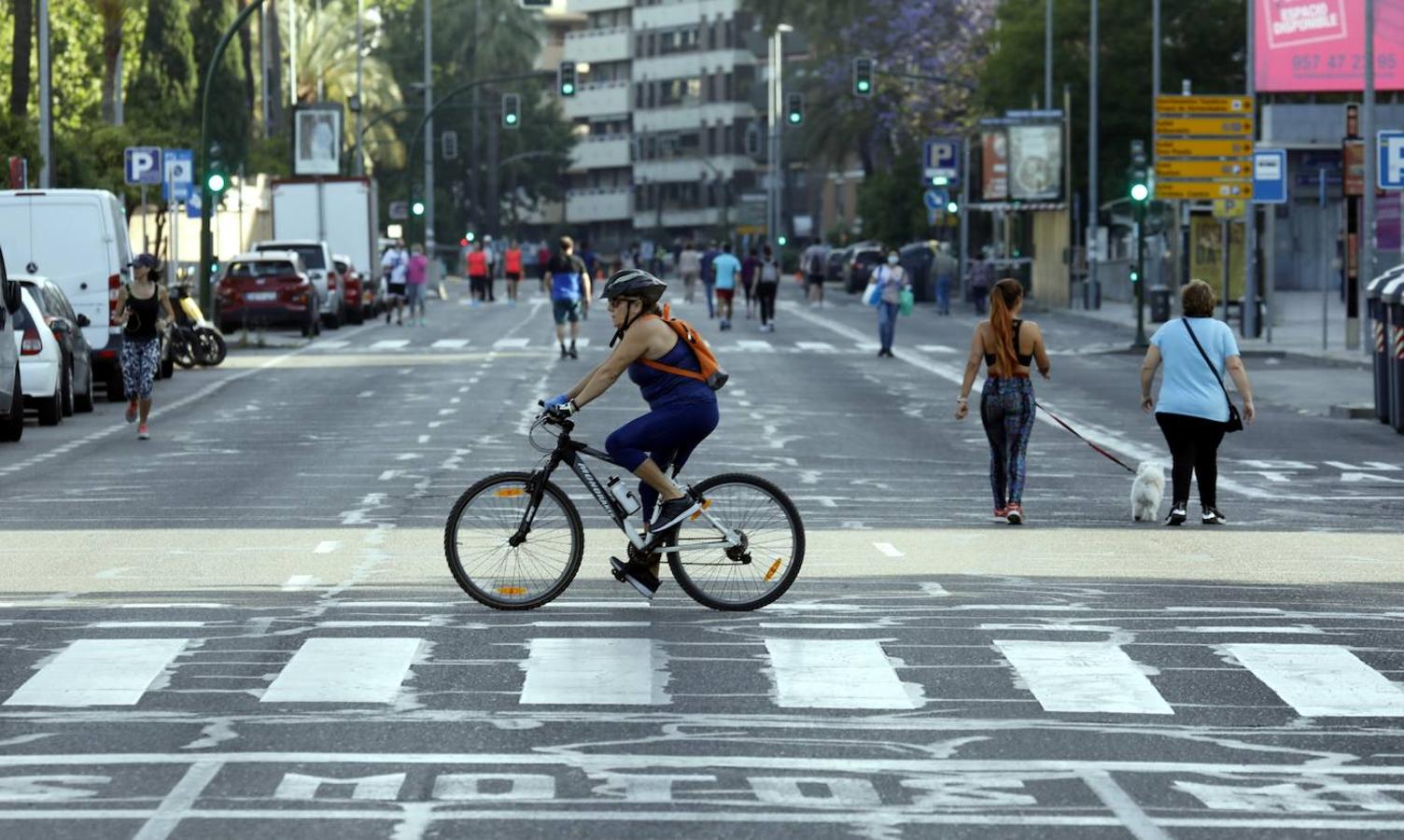 La peatonalización del Paseo de la Victoria de Córdoba, en imágenes