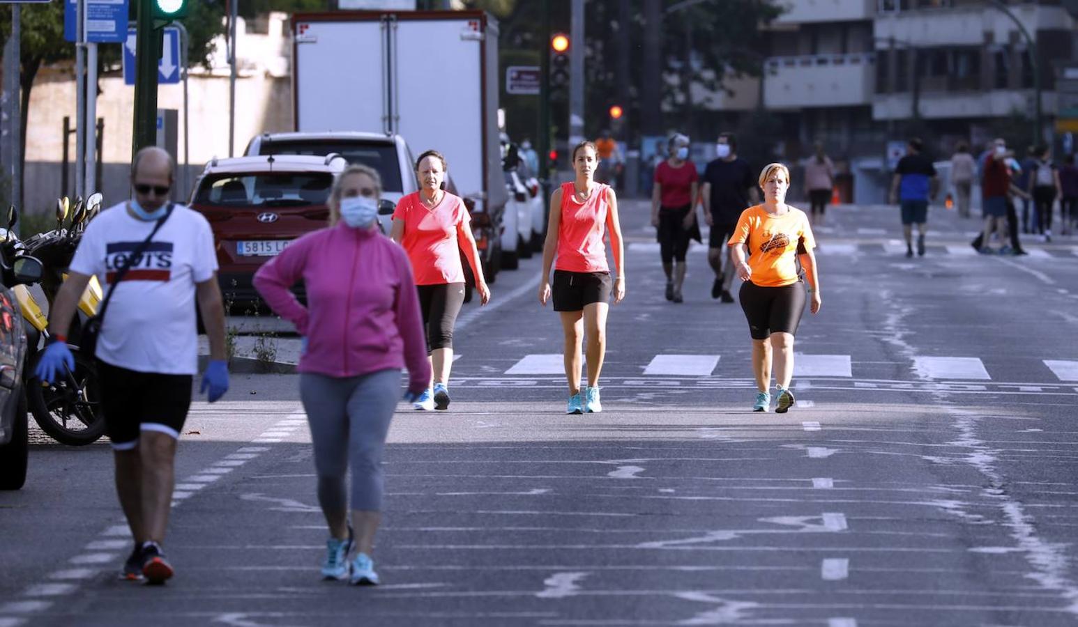 La peatonalización del Paseo de la Victoria de Córdoba, en imágenes