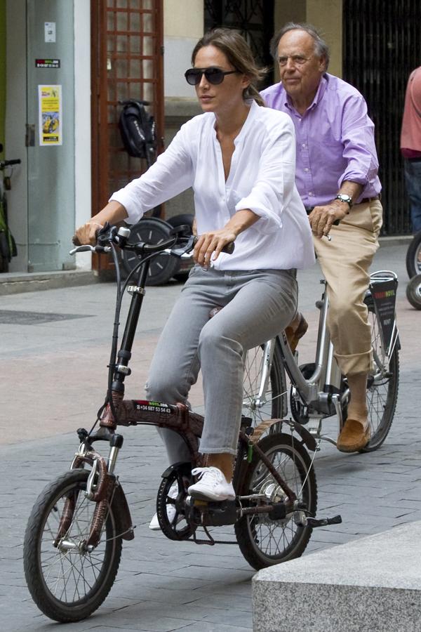 Tamara con su progenitor