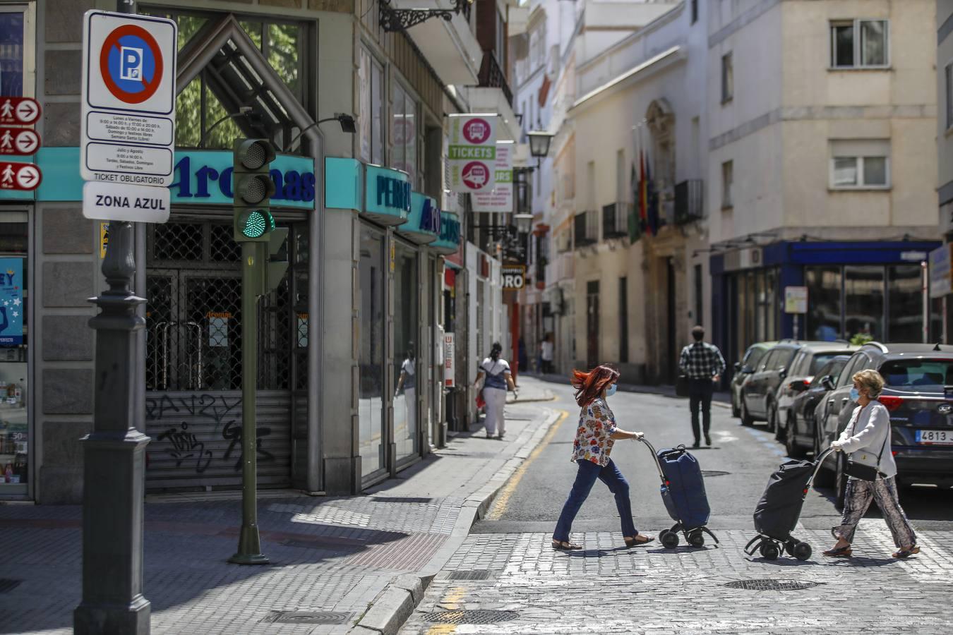 La zona azul seguirá suspendida en Sevilla