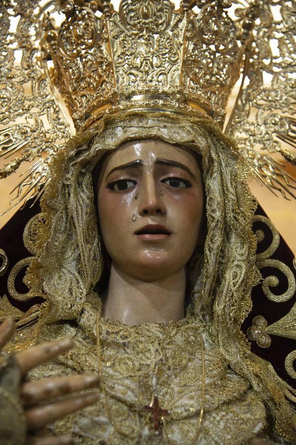 La Virgen de la Amargura en la reapertura de San Juan de la Palma