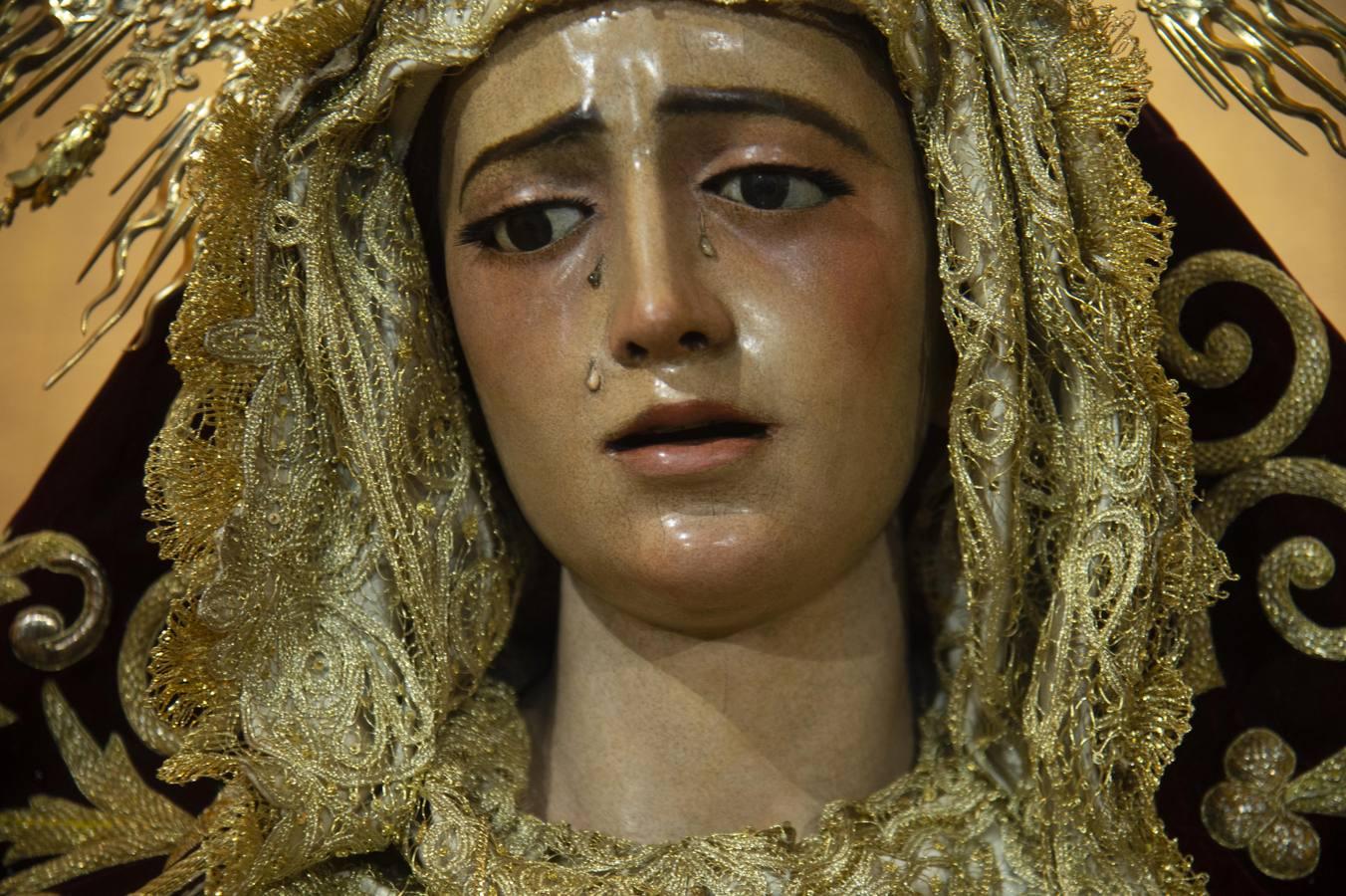 La Virgen de la Amargura en la reapertura de San Juan de la Palma