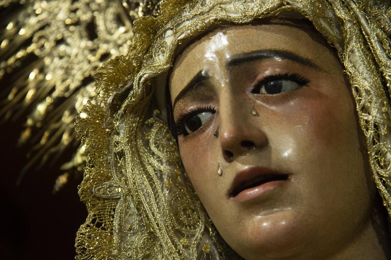 La Virgen de la Amargura en la reapertura de San Juan de la Palma