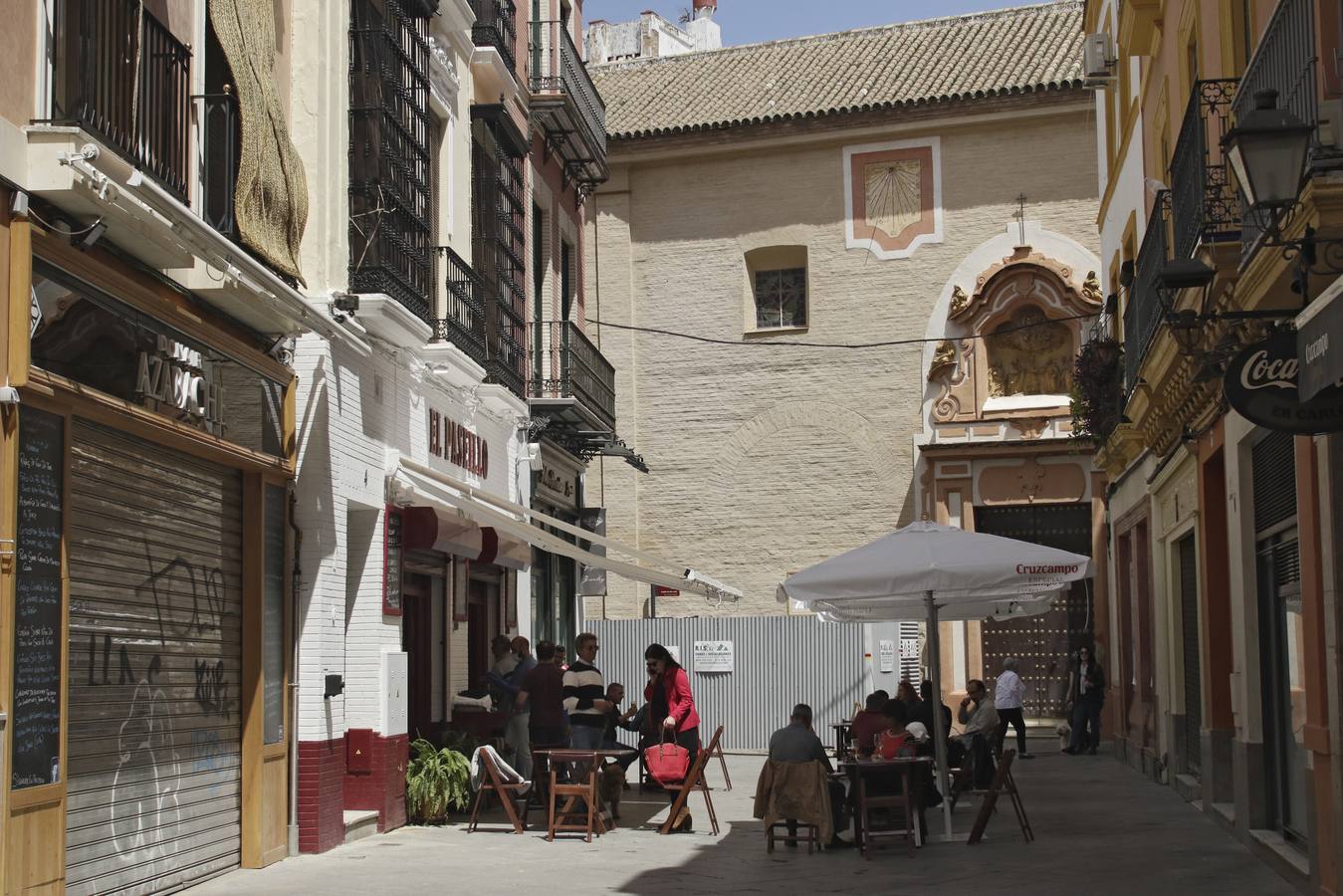 En imágenes, ambiente en el Centro durante la primera fase de la desescalada