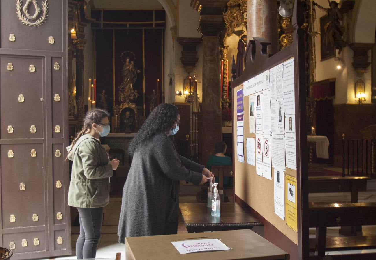 Primer domingo de misas en Sevilla durante la fase 1