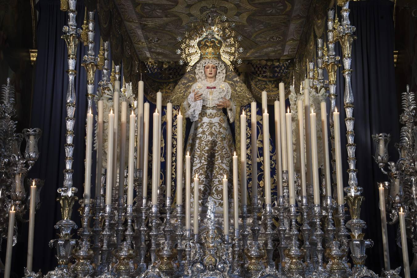 Altar del primer aniversario de la coronación de la Virgen de los Negritos