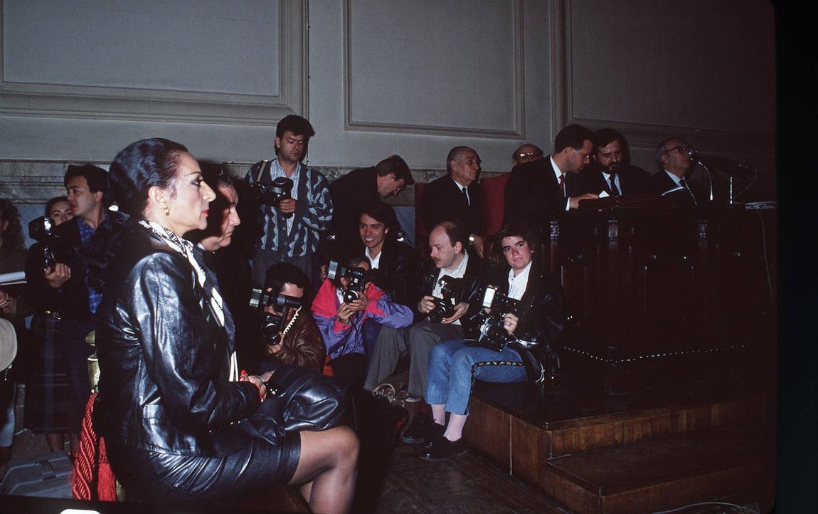 Juicio por impago a Hacienda en 1987. 