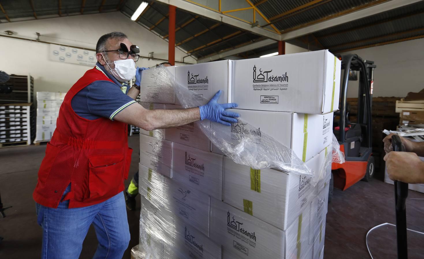 La donación de siete toneladas al Banco de Alimentos de Córdoba, en imágenes