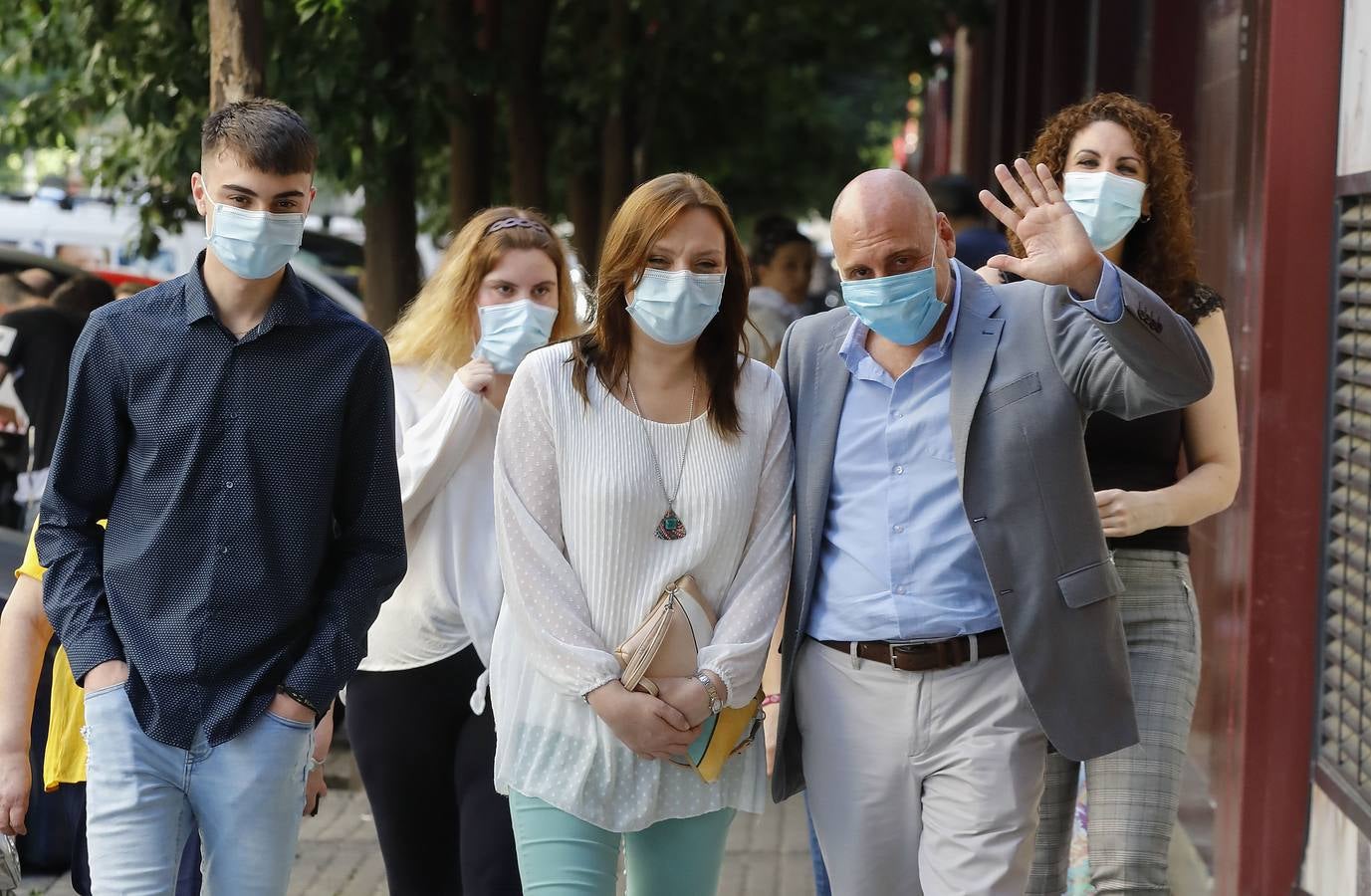 En imágenes, la primera boda celebrada en el Registro Civil de Sevilla en la «desescalada»