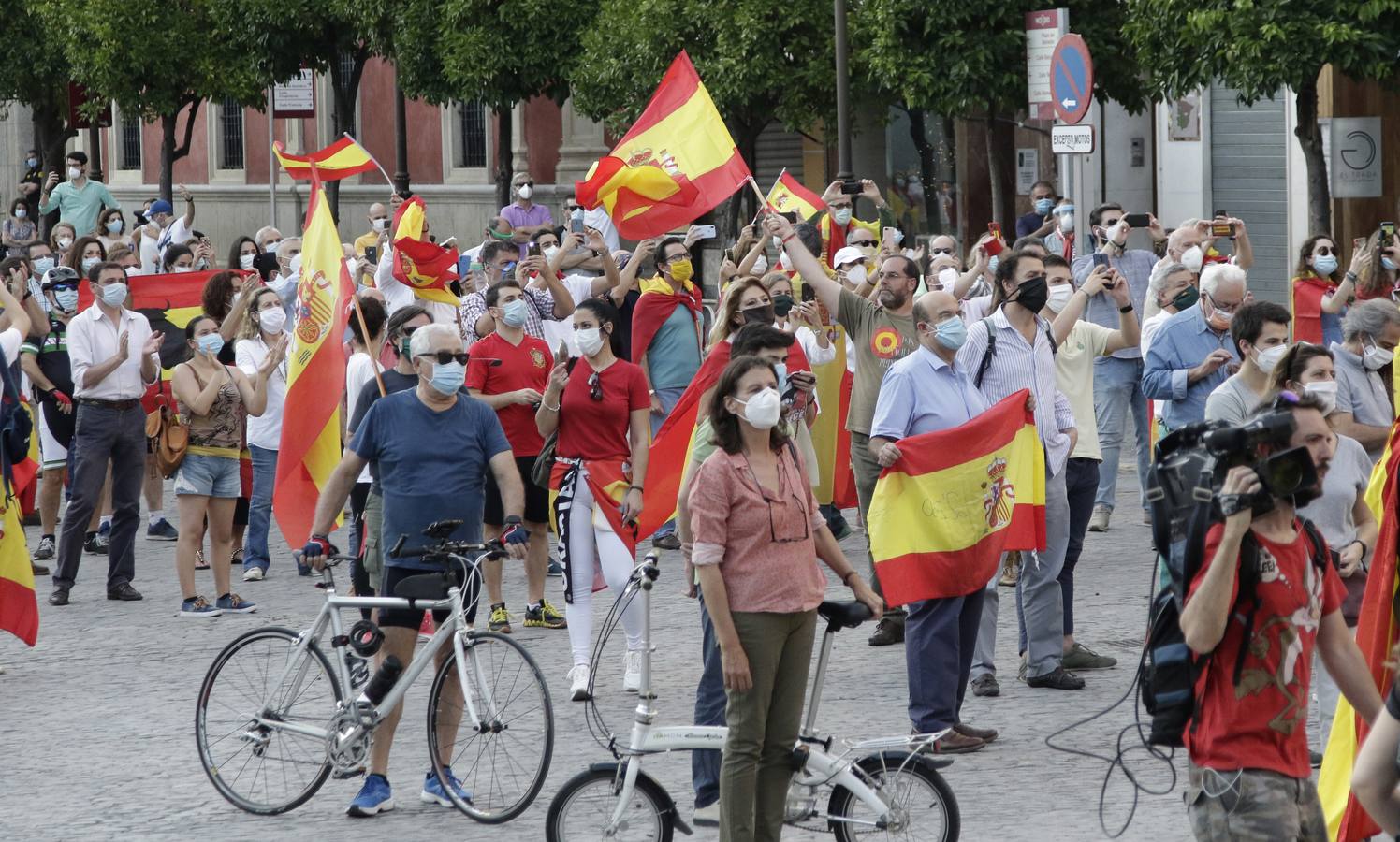 En imágenes, protestas contra el gobierno en la Plaza San Francisco