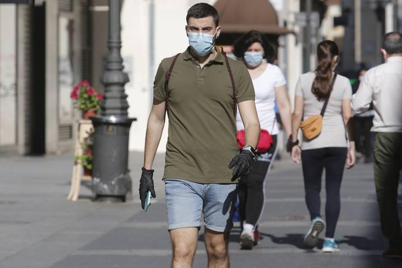 El primer día de mascarillas obligatorias en Córdoba, en imágenes