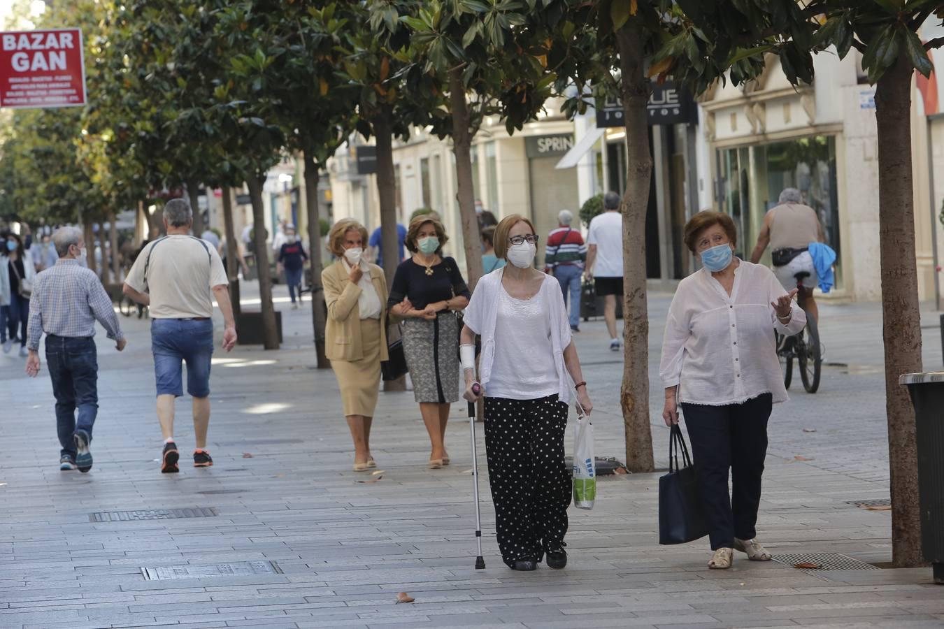 El primer día de mascarillas obligatorias en Córdoba, en imágenes