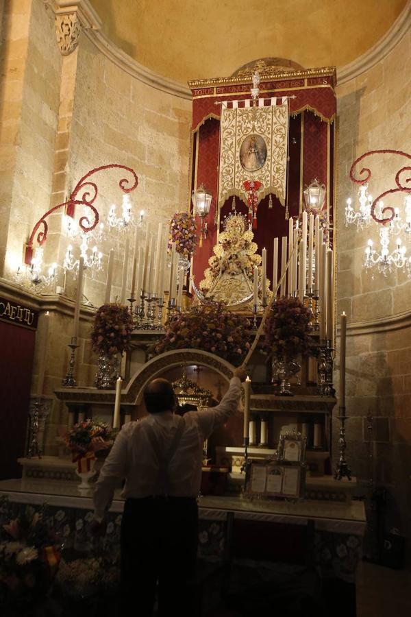 La misa de romeros de la hermandad del Rocío de Córdoba, en imágenes