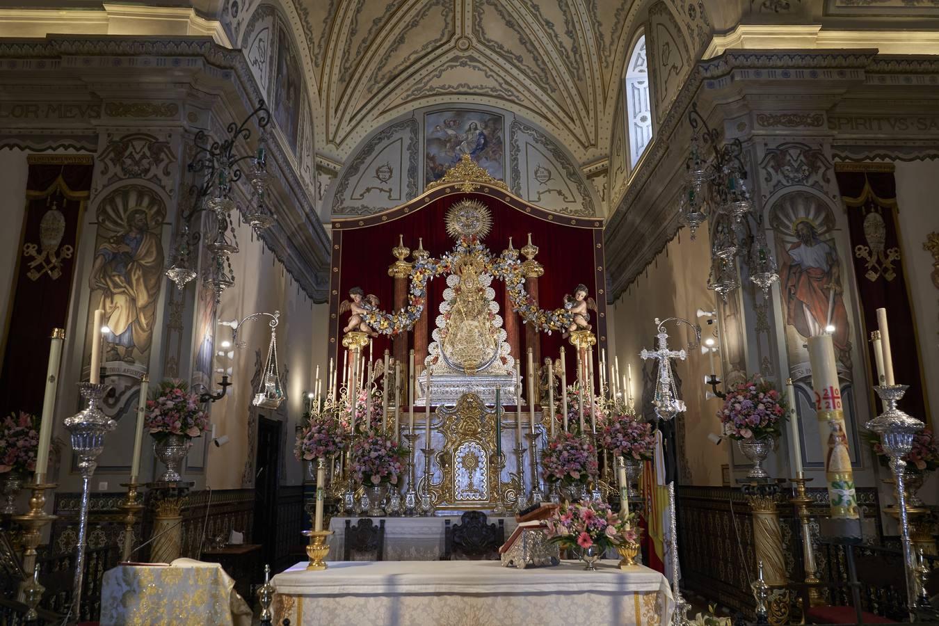 La Virgen del Rocío, preparada para Pentecostés