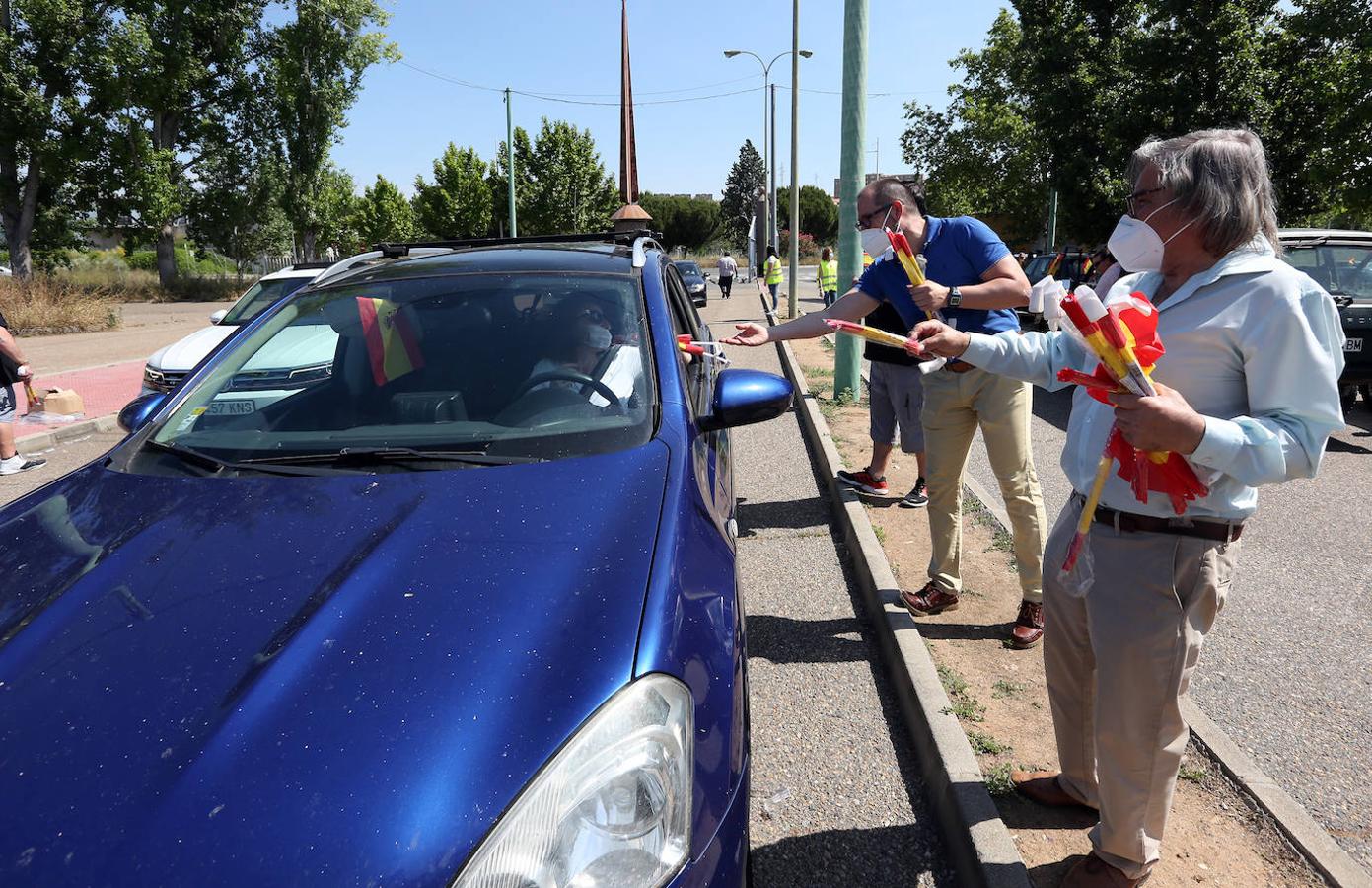 En imágenes: la caravana de Vox colapsa Toledo