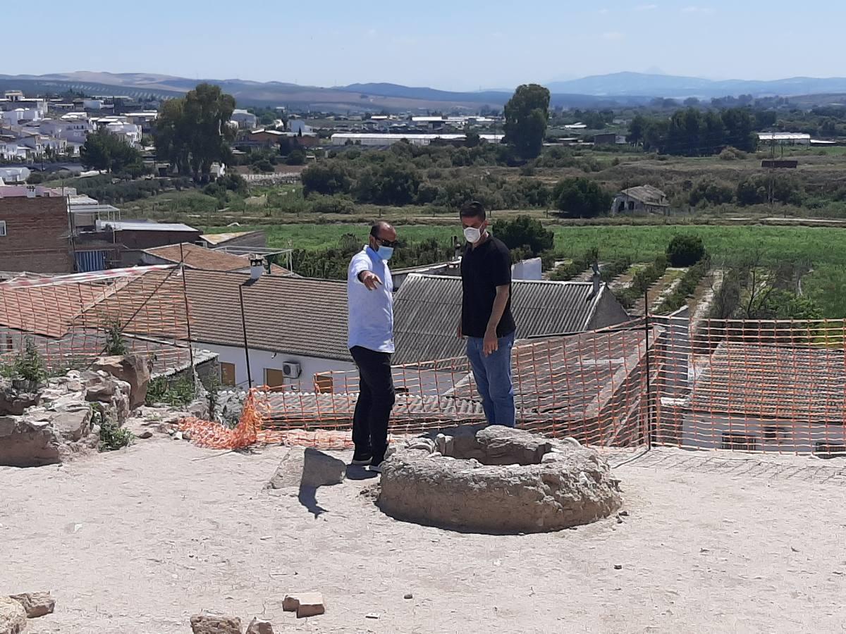 Las obras del Castillo del Castro del Río, en imágenes