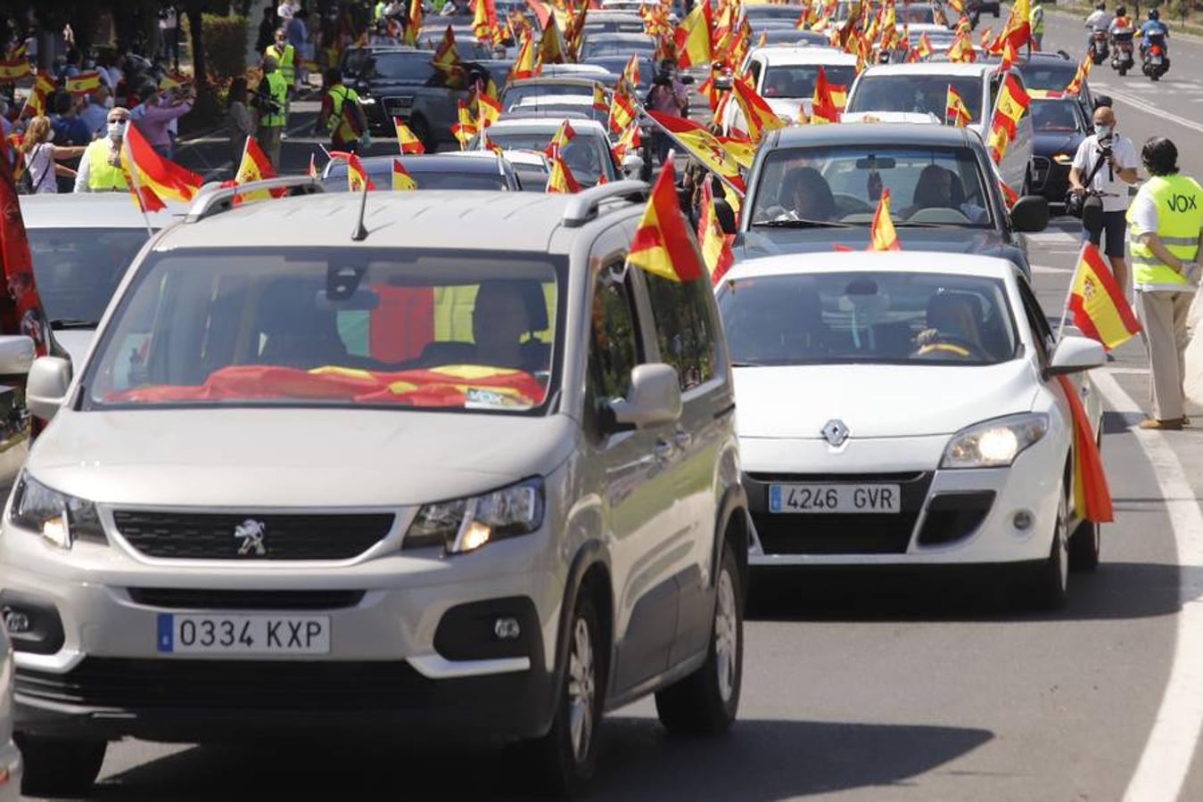 La marcha contra el Gobierno en Córdoba de Vox, en imágenes (I)