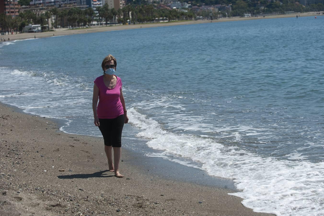 Playas de la Malagueta y Huelin, en Málaga