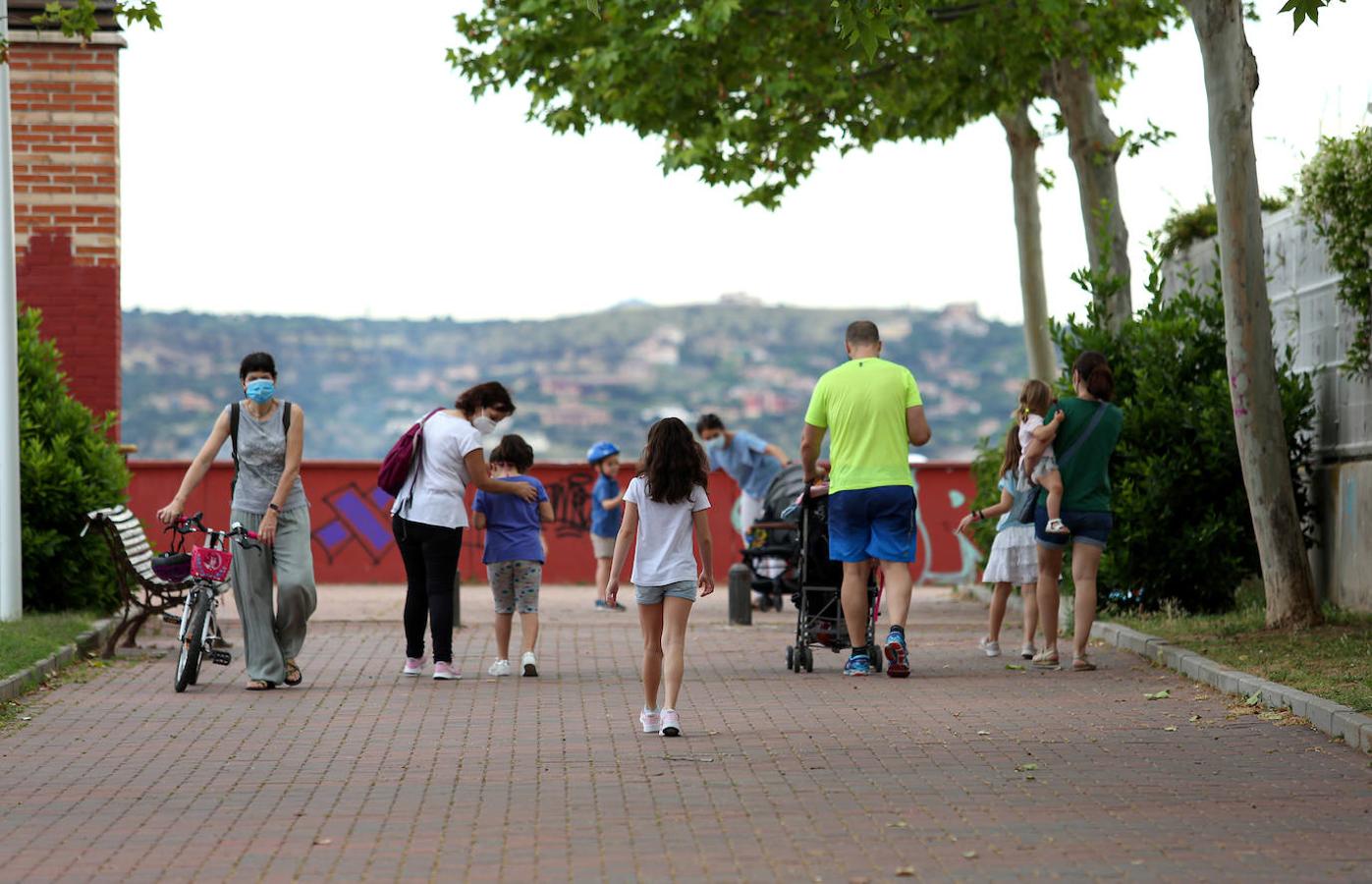 Los parques de Toledo vuelven a llenarse de vida