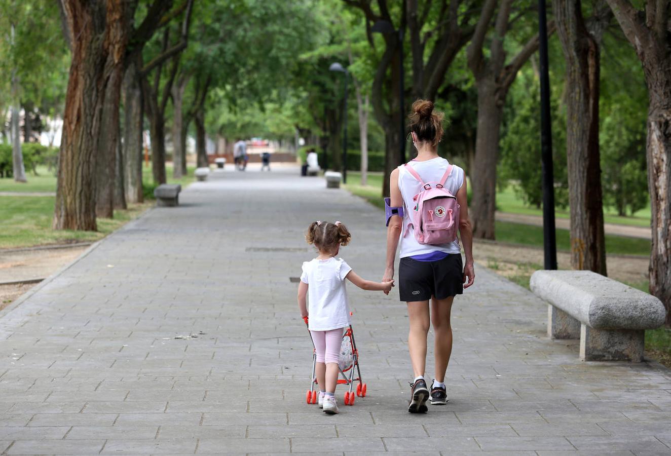 Los parques de Toledo vuelven a llenarse de vida