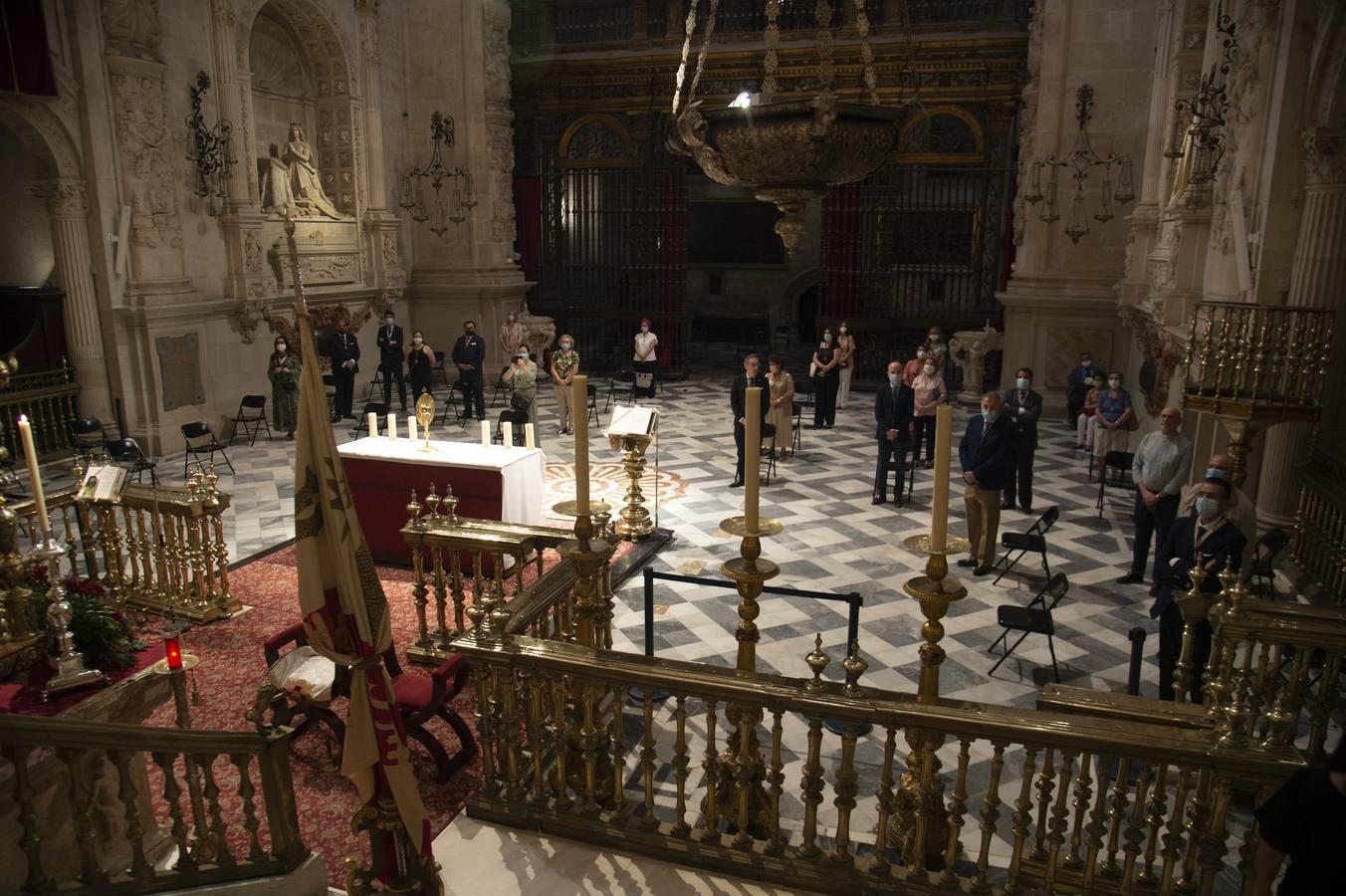 Ofrenda del Rocío de Sevilla a la Virgen de los Reyes