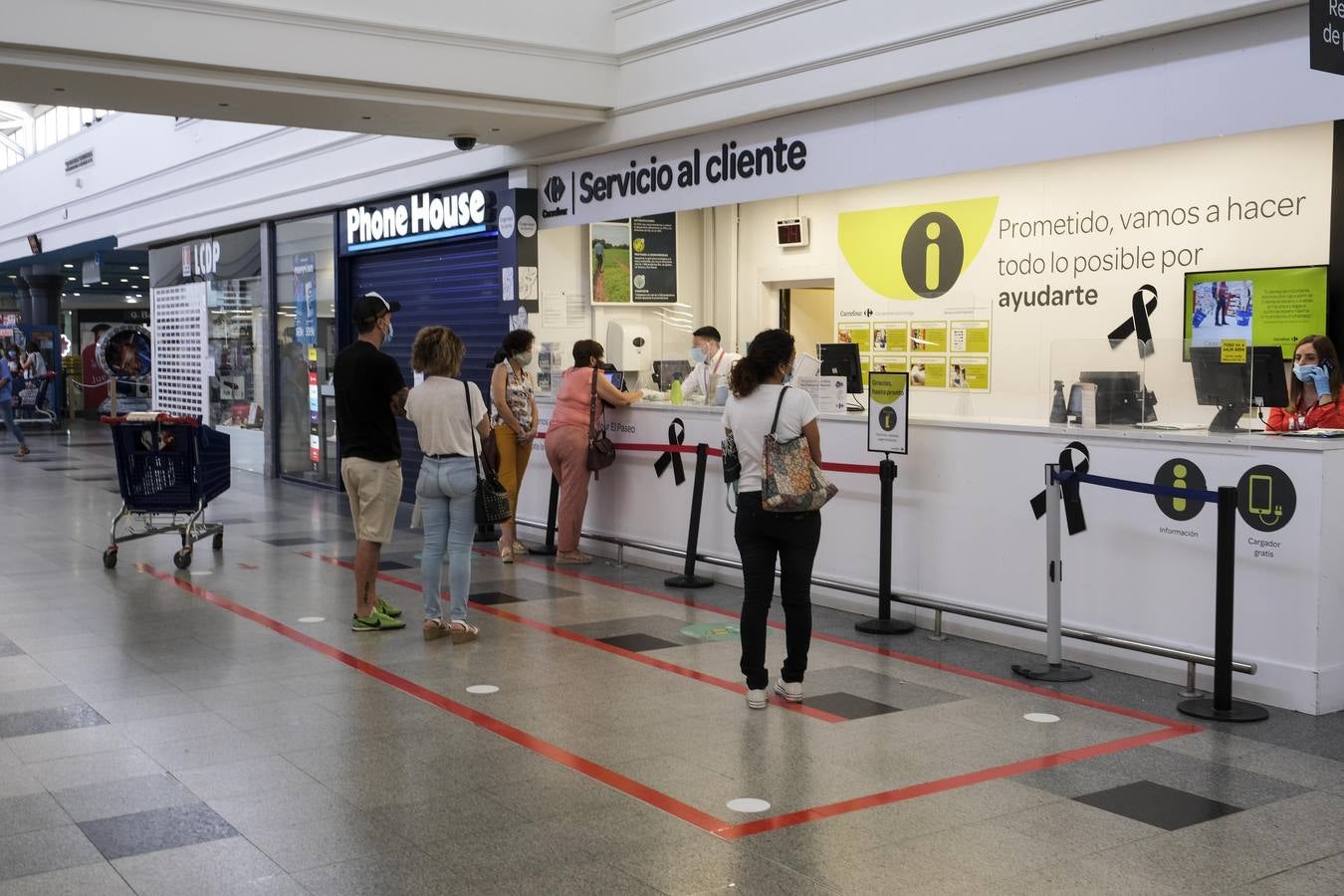 Los centros comerciales de Cádiz refuerzan sus medidas de seguridad por la alerta sanitaria