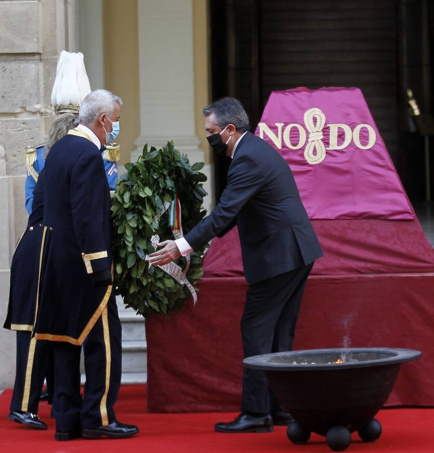 El homenaje de Sevilla a las víctimas del coronavirus en el día de San Fernando (I)