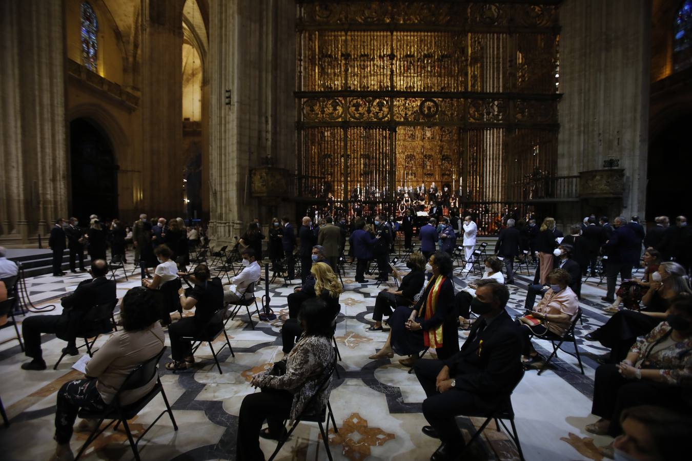 Multitudinario funeral por las víctimas del coronavirus en la Catedral de Sevilla