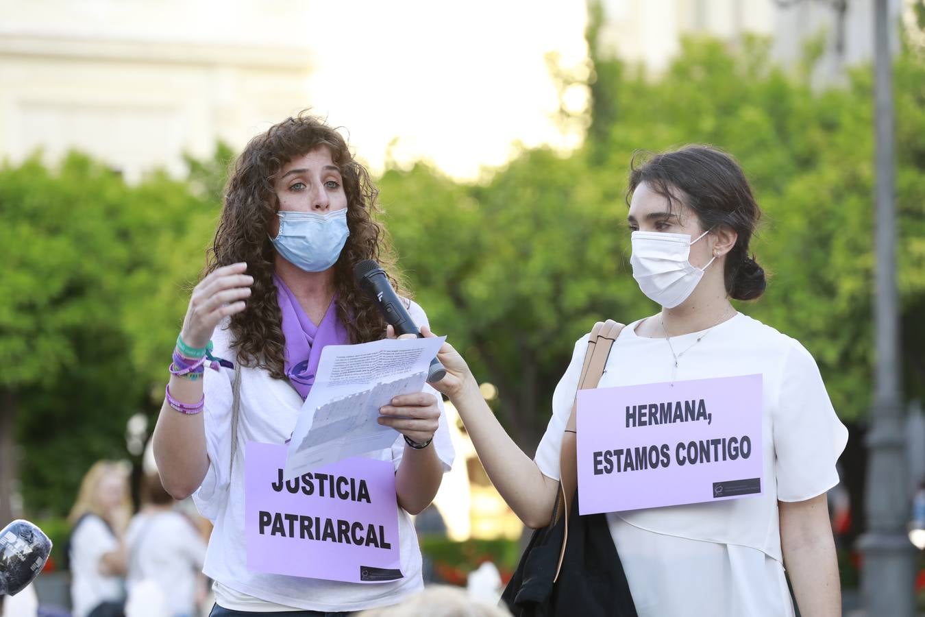 Concentración en Córdoba tras la sentencia de La Manada del caso Pozoblanco