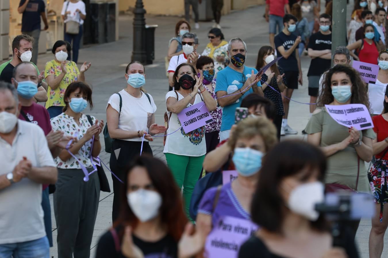 Concentración en Córdoba tras la sentencia de La Manada del caso Pozoblanco