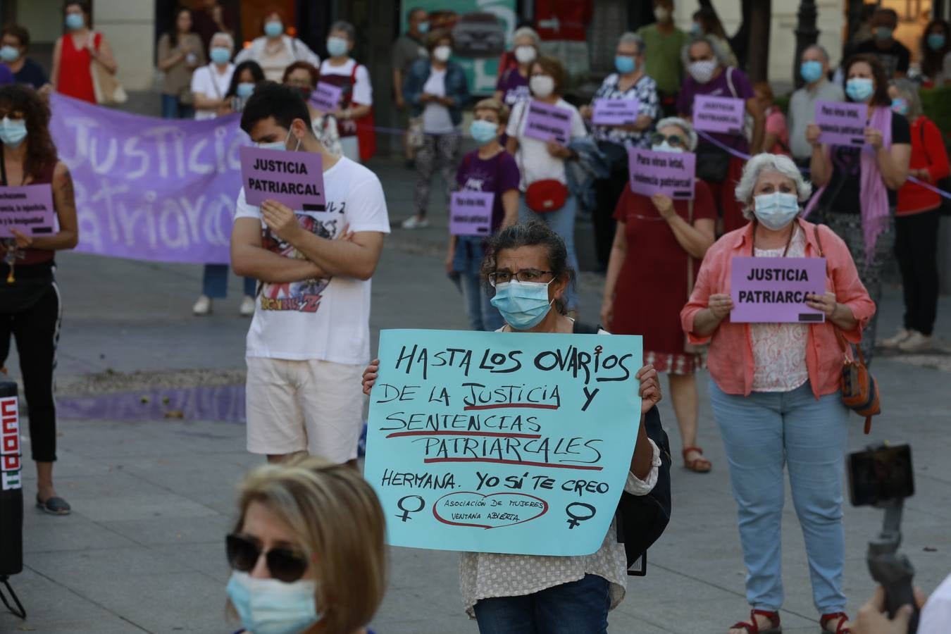 Concentración en Córdoba tras la sentencia de La Manada del caso Pozoblanco