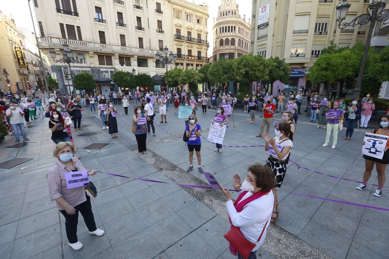 Concentración en Córdoba tras la sentencia de La Manada del caso Pozoblanco