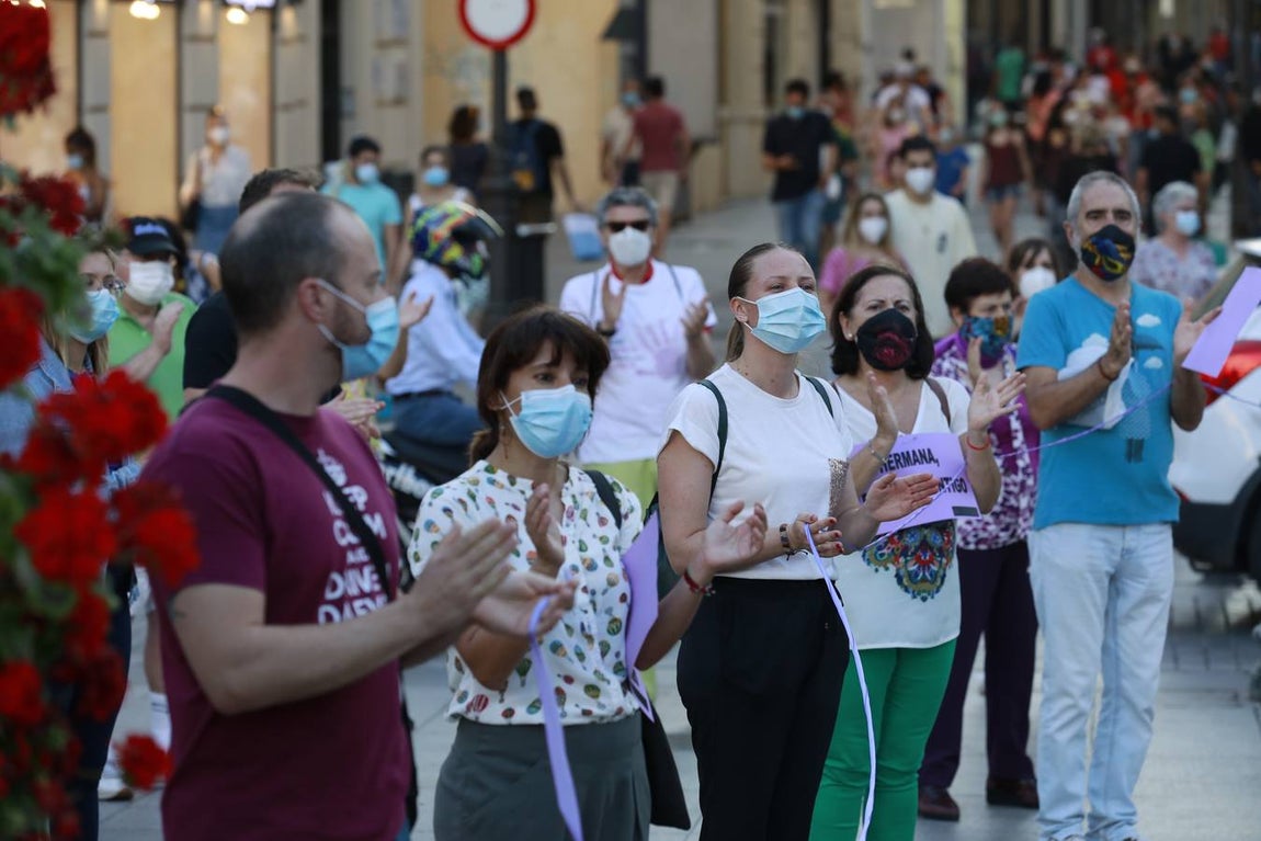 Concentración en Córdoba tras la sentencia de La Manada del caso Pozoblanco