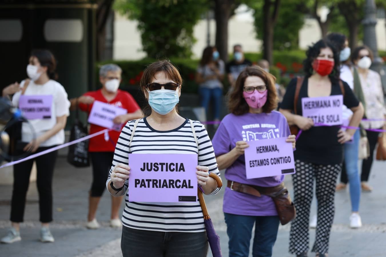 Concentración en Córdoba tras la sentencia de La Manada del caso Pozoblanco