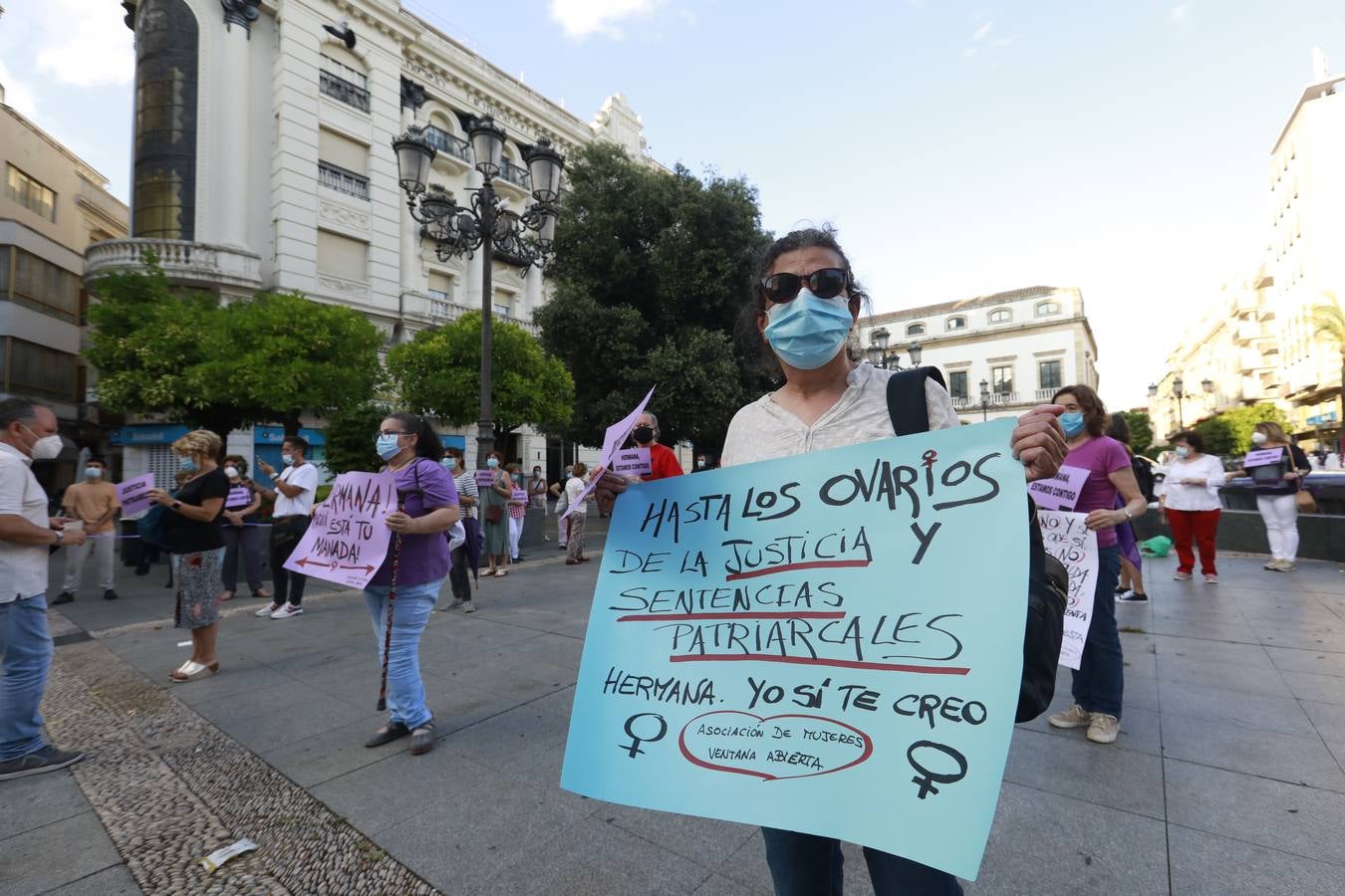 Concentración en Córdoba tras la sentencia de La Manada del caso Pozoblanco