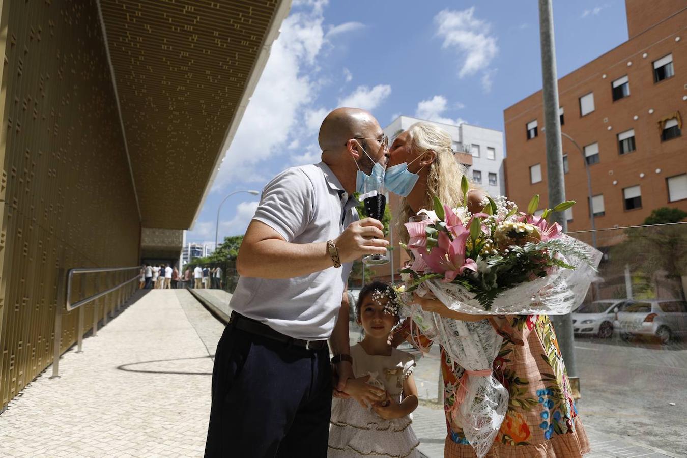 Las bodas del Registro Civil de Córdoba en la nueva normalidad, en imágenes