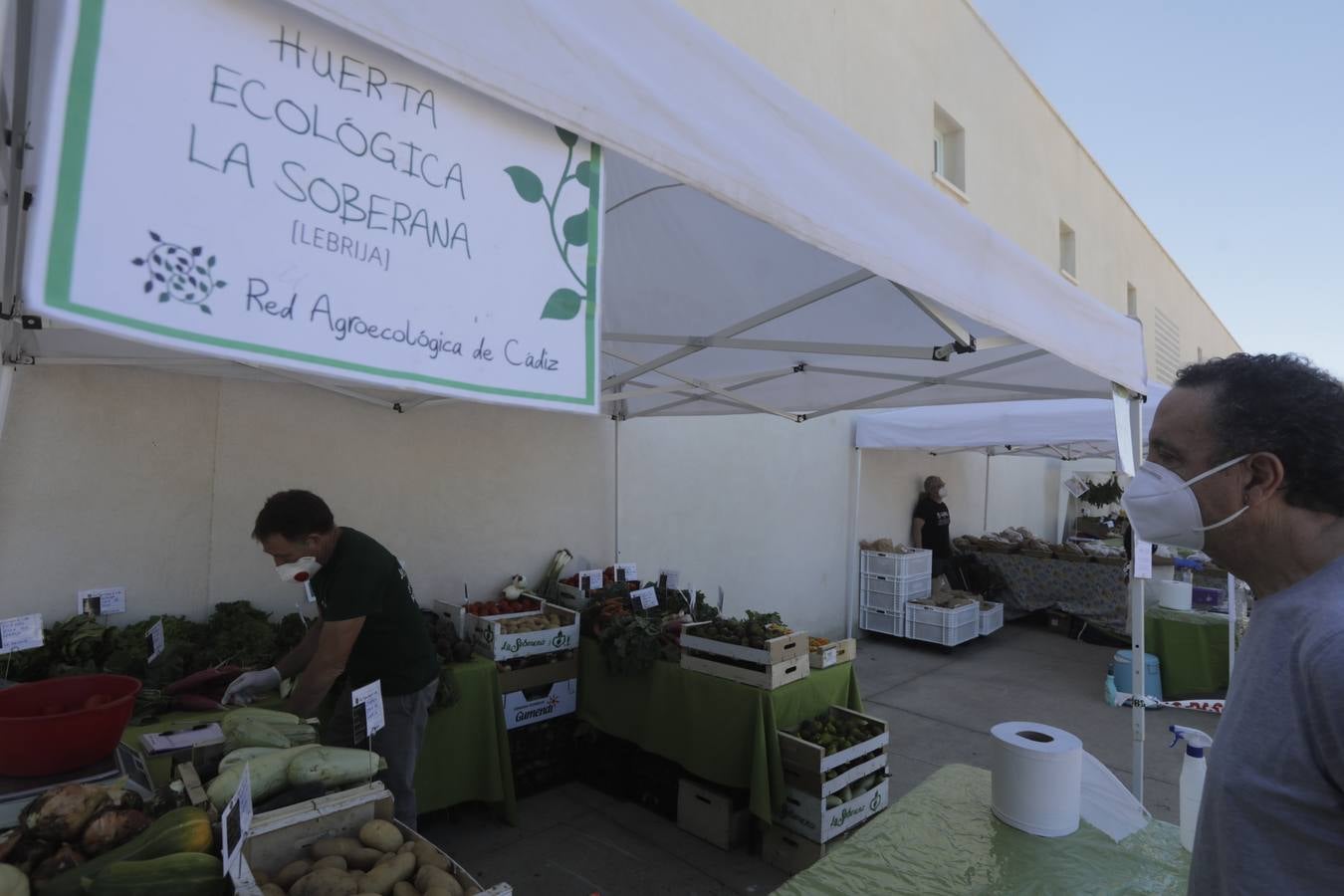 Reabre el mercadillo ecológico de Los Toruños con medidas de seguridad