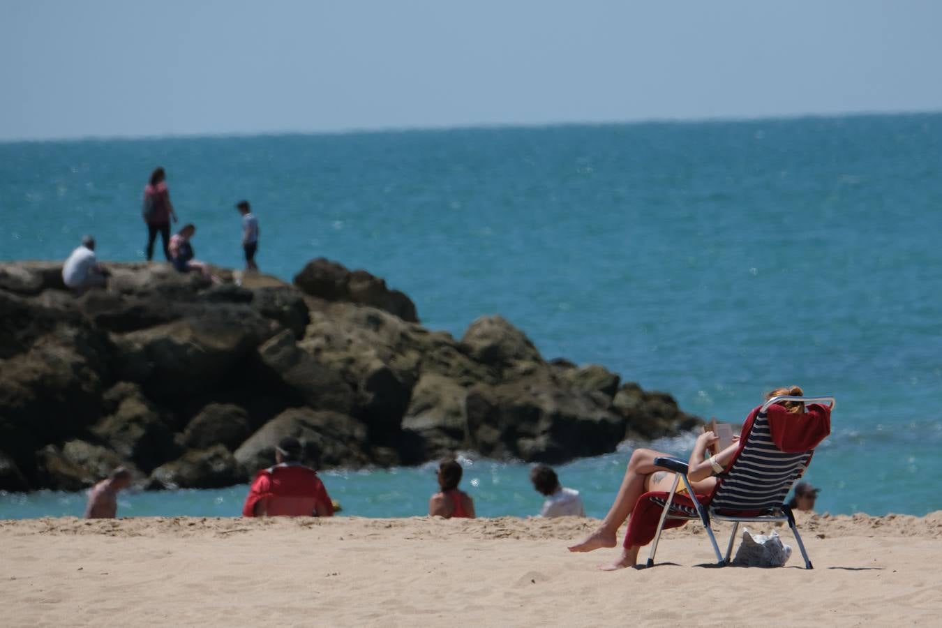 Tranquilidad en la playa de la Costilla de Rota