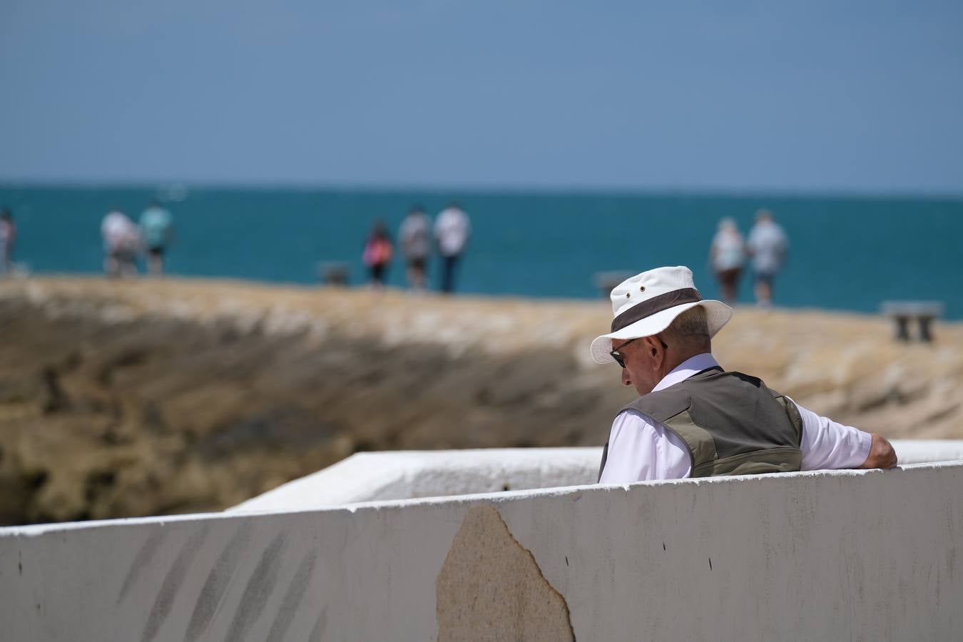 Tranquilidad en la playa de la Costilla de Rota