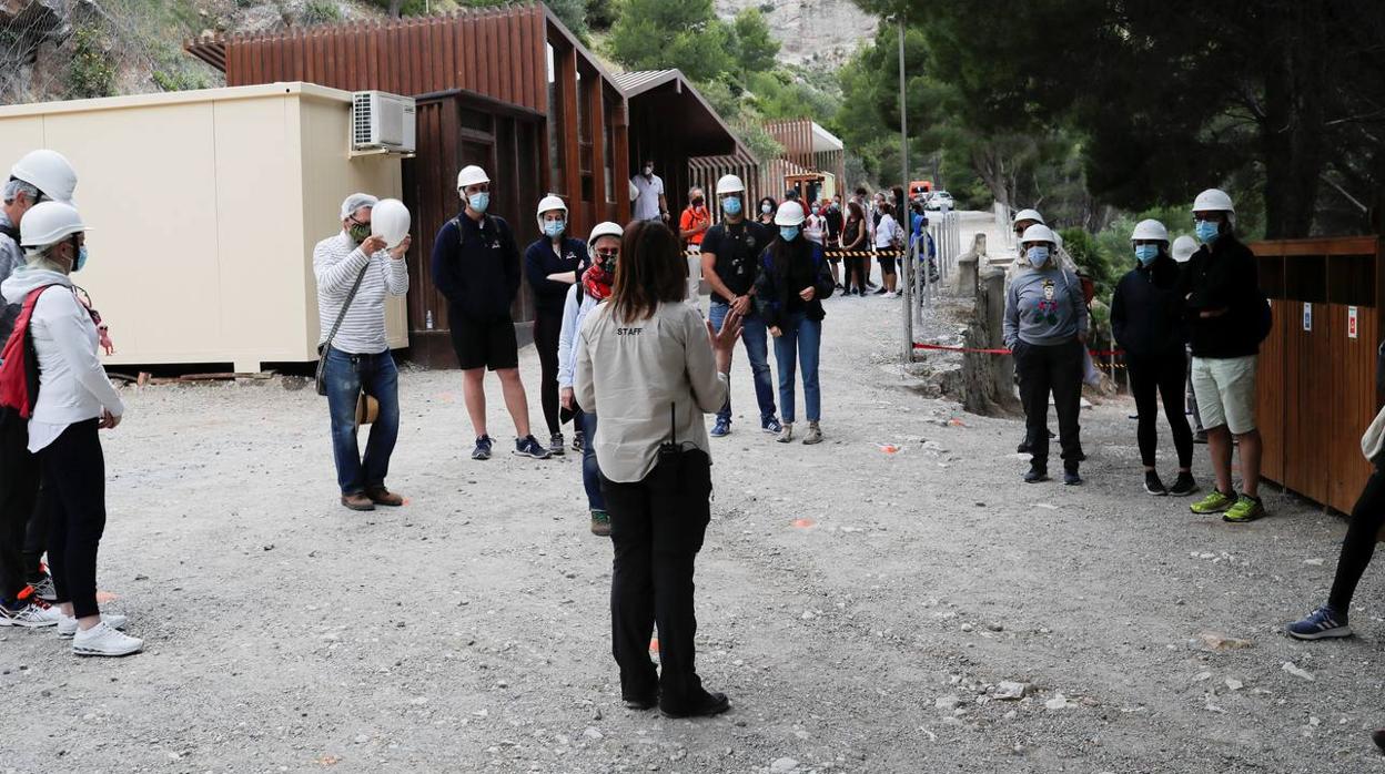 En imágenes, la reapertura del Caminito del Rey