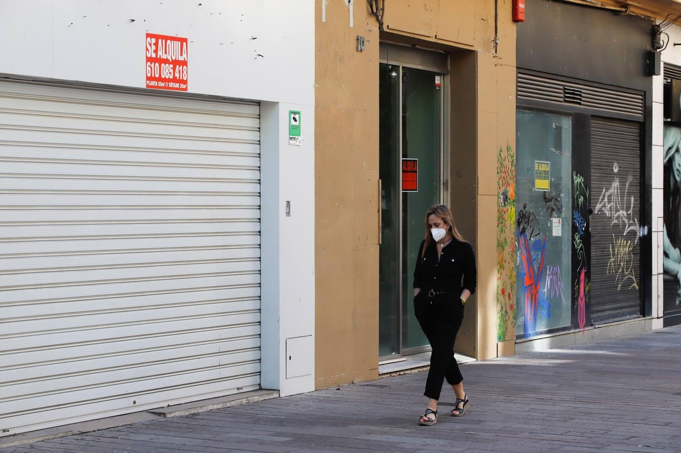 El desolador paseo por los comercios cerrados del Centro de Córdoba