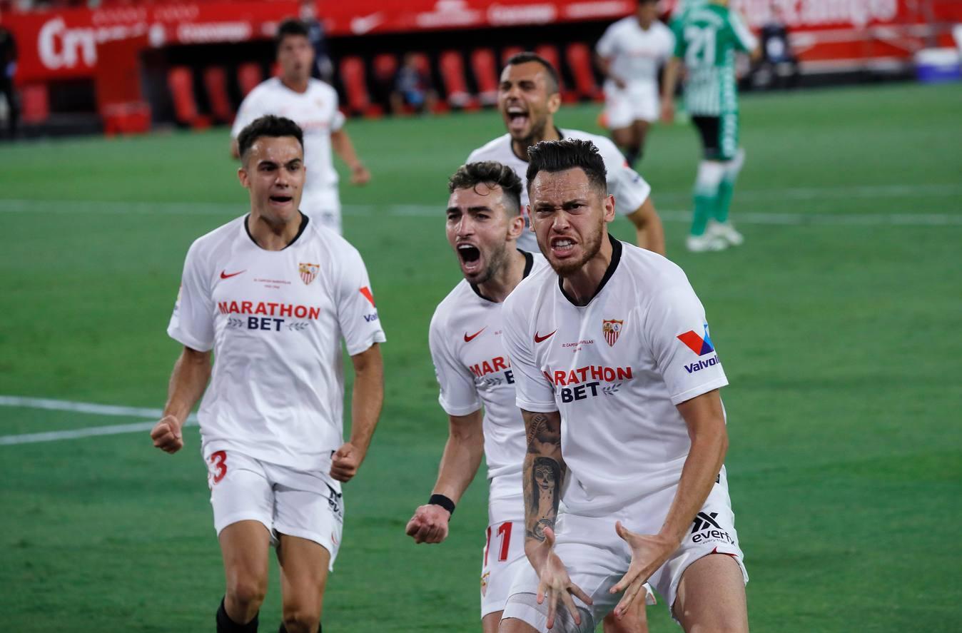 La victoria del Sevilla FC en el derbi contra el Betis, en imágenes