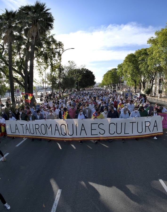 En imágenes, paseo taurino reivindicativo por las calles de Sevilla