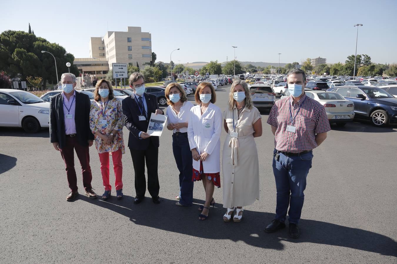 Así están los aparcamientos del hospital Reina Sofía de Córdoba, en imágenes